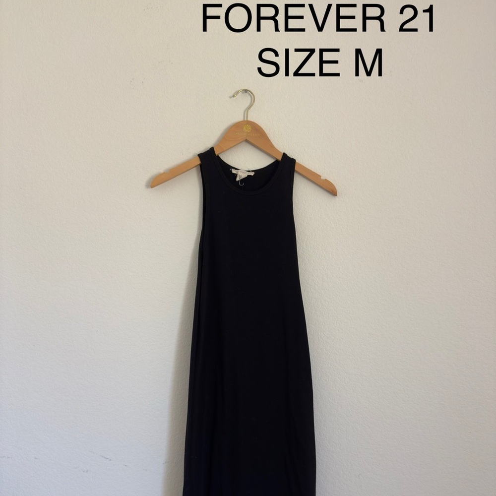 Forever 21 Black Midi Dress